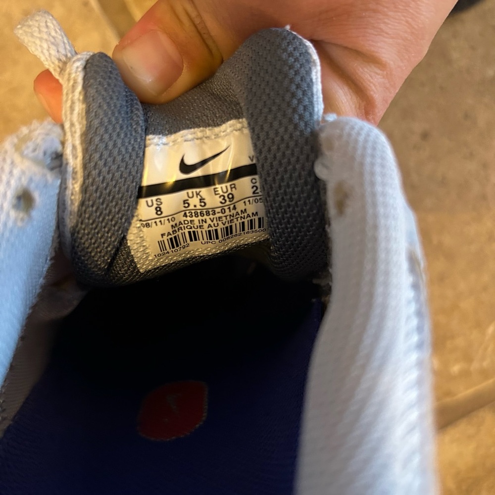 Nike Shox Agent Flywire Womens Size 8 Running Shoes White Purple 438683-014 - Picture 6 of 8